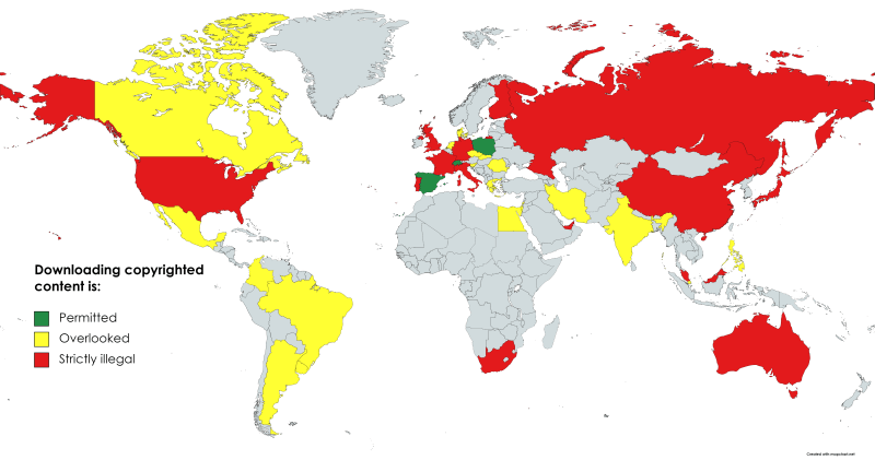 あなたの国では、Torrent 経由でダウンロードするためにどの程度まで VPN が必要ですか?