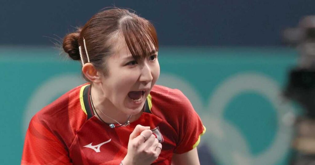 ［女子卓球］早田ひな選手が「銅」、3位決定戦で韓国のエース破る