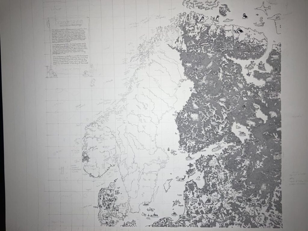 北ヨーロッパマップの進捗状況