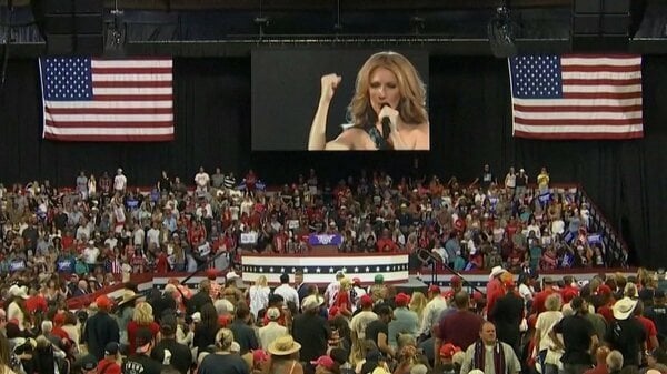 トランプ氏、タイタニック主題歌を「無断使用」 セリーヌ・ディオンさん抗議 - 過去に複数のアーティストが同様の被害