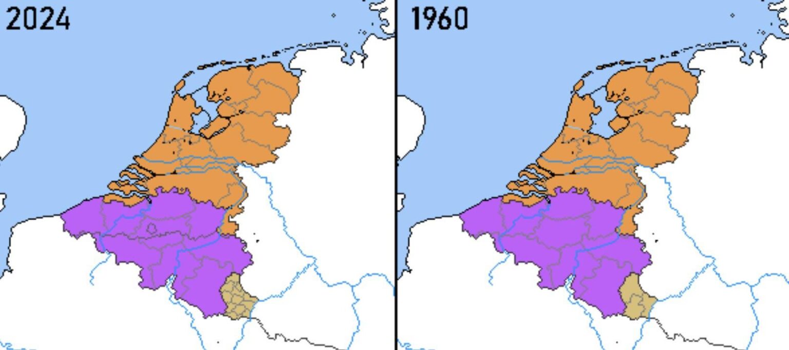 オランダ人がより多くの土地を創出する一方で、ベルギー人はより多くの官僚機構を創出している。