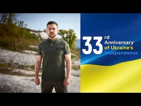 ゼレンスキー大統領の反抗的な独立記念日演説（8月24日）