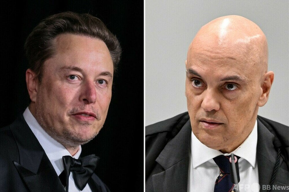 ブラジル最高裁判事とマスク氏の対立激化 スターリンク資産凍結