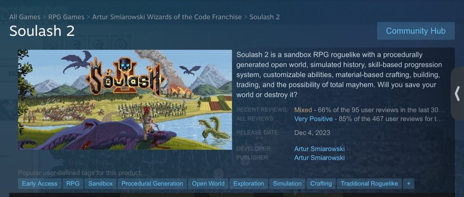 ポーランドのインディーゲームクリエイターがSteamで不当なレビュー攻撃を受ける ポーランドのインディーゲームクリエイターがSteamで不当なレビュー攻撃を受ける