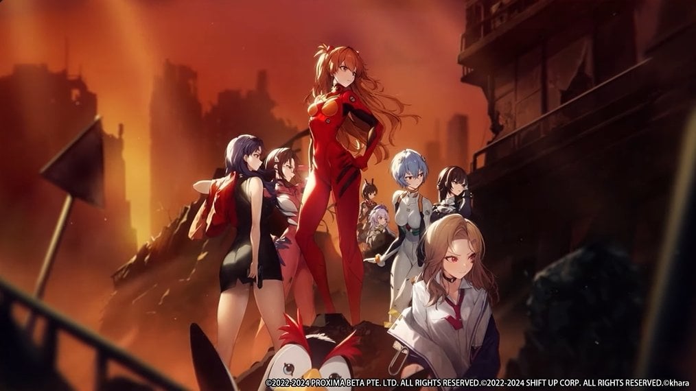 「NIKKE」×「エヴァンゲリオン」コラボを本日開催。gamescom特別映像でアスカ，レイ，マリ，ミサトのバトルシーンが見られる