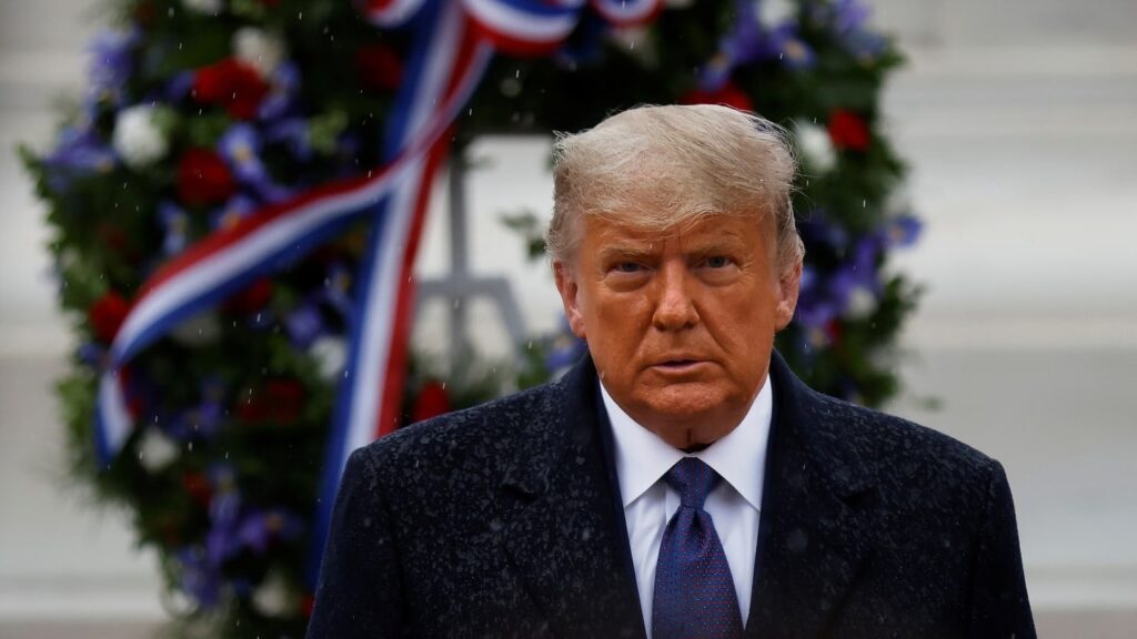 トランプ大統領、アーリントン国立墓地の反発から身を守るため海兵隊員の家族を利用