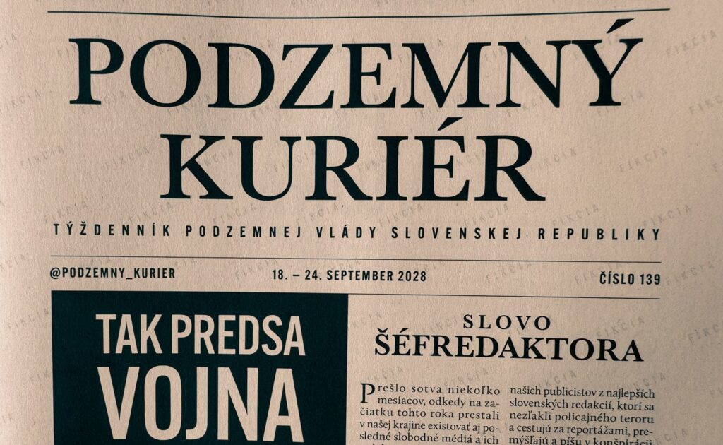 Underground Courier – ロシアのスロバキア侵攻に関する架空の新聞 Underground Courier – ロシアのスロバキア侵攻に関する架空の新聞