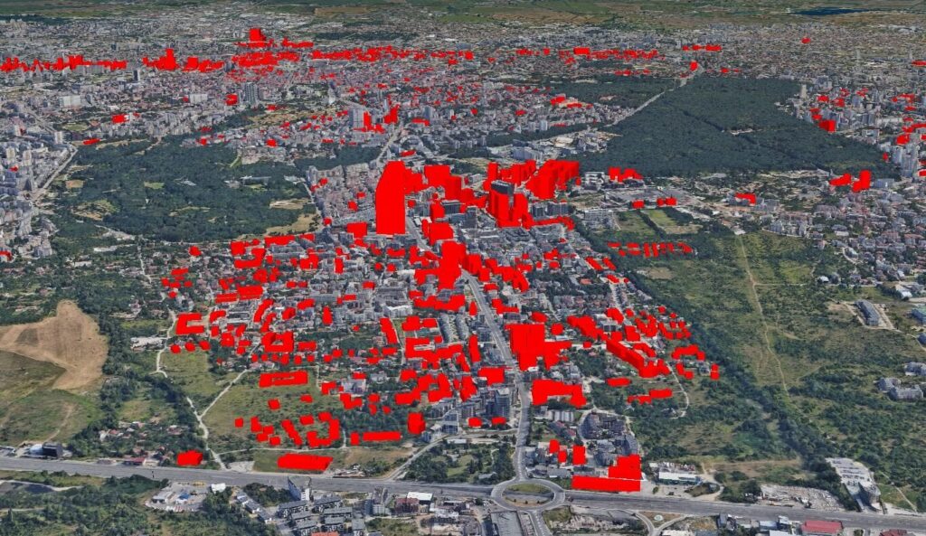 ソフィアの将来の建設の三次元地図 | ユルコフさんのブログ