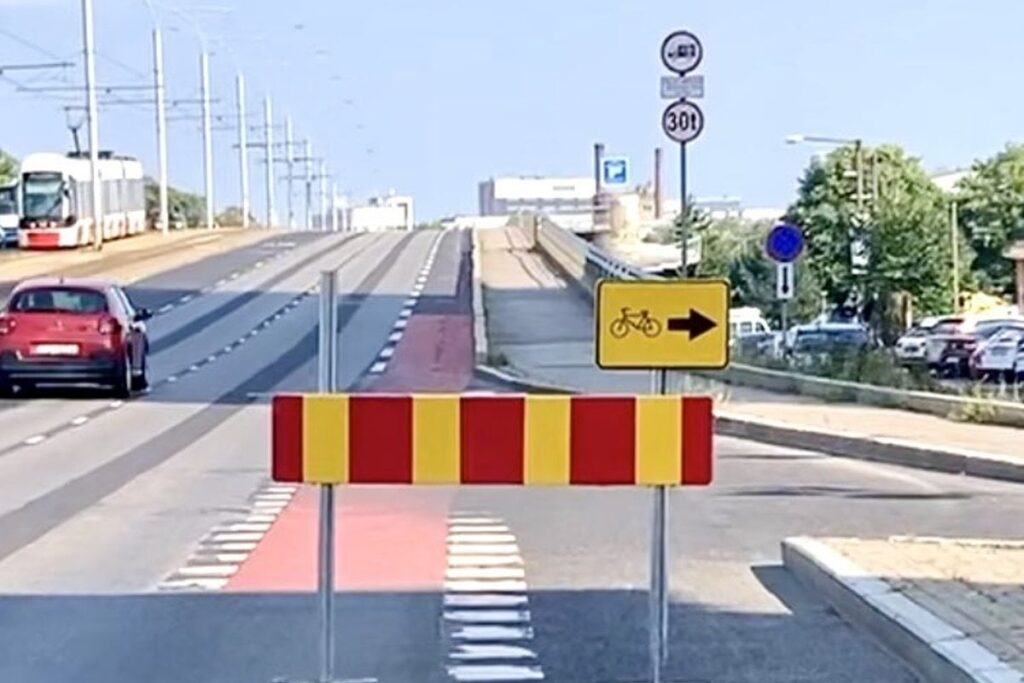 危険な解決策: タリンのパルヌ道路陸橋で自転車レーンが廃止された