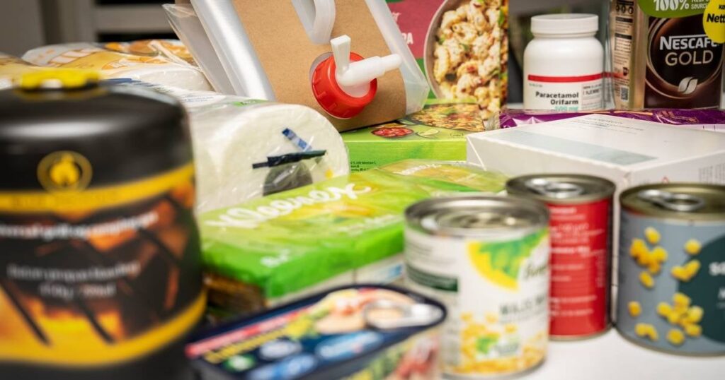 3日分の食料に関する危機勧告を国民450万人に発信