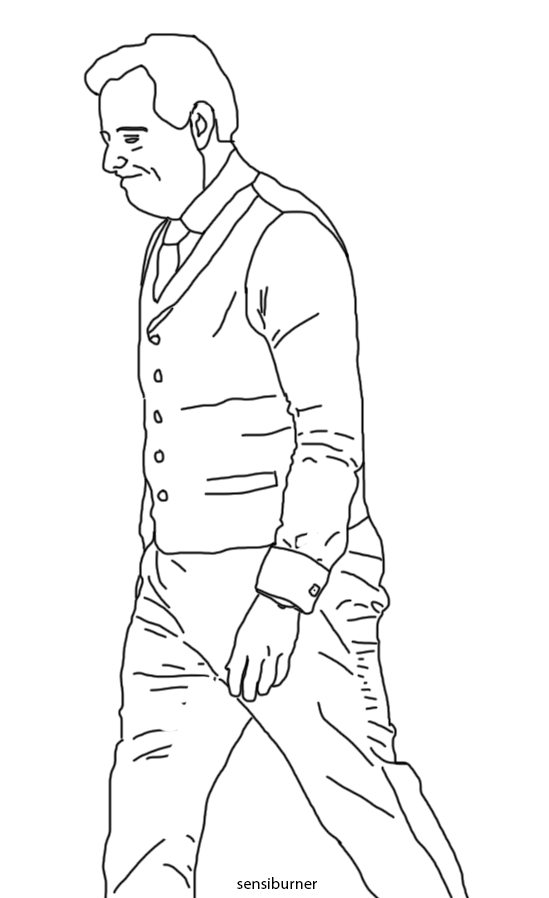 BDWの悲しい恥辱の行進を描きました。