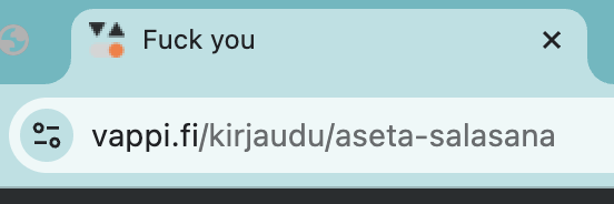 OK、ヴァッピ、お前もファックだ