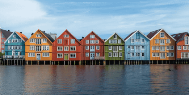 平均的なノルウェー人はそれらの家に住んでいるのでしょうか?