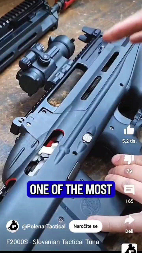 F2000のマグロ。 スロベニア加工の武器。