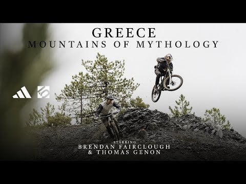 神話の山 - 2 人のトップマウンテンバイク選手がギリシャを訪問