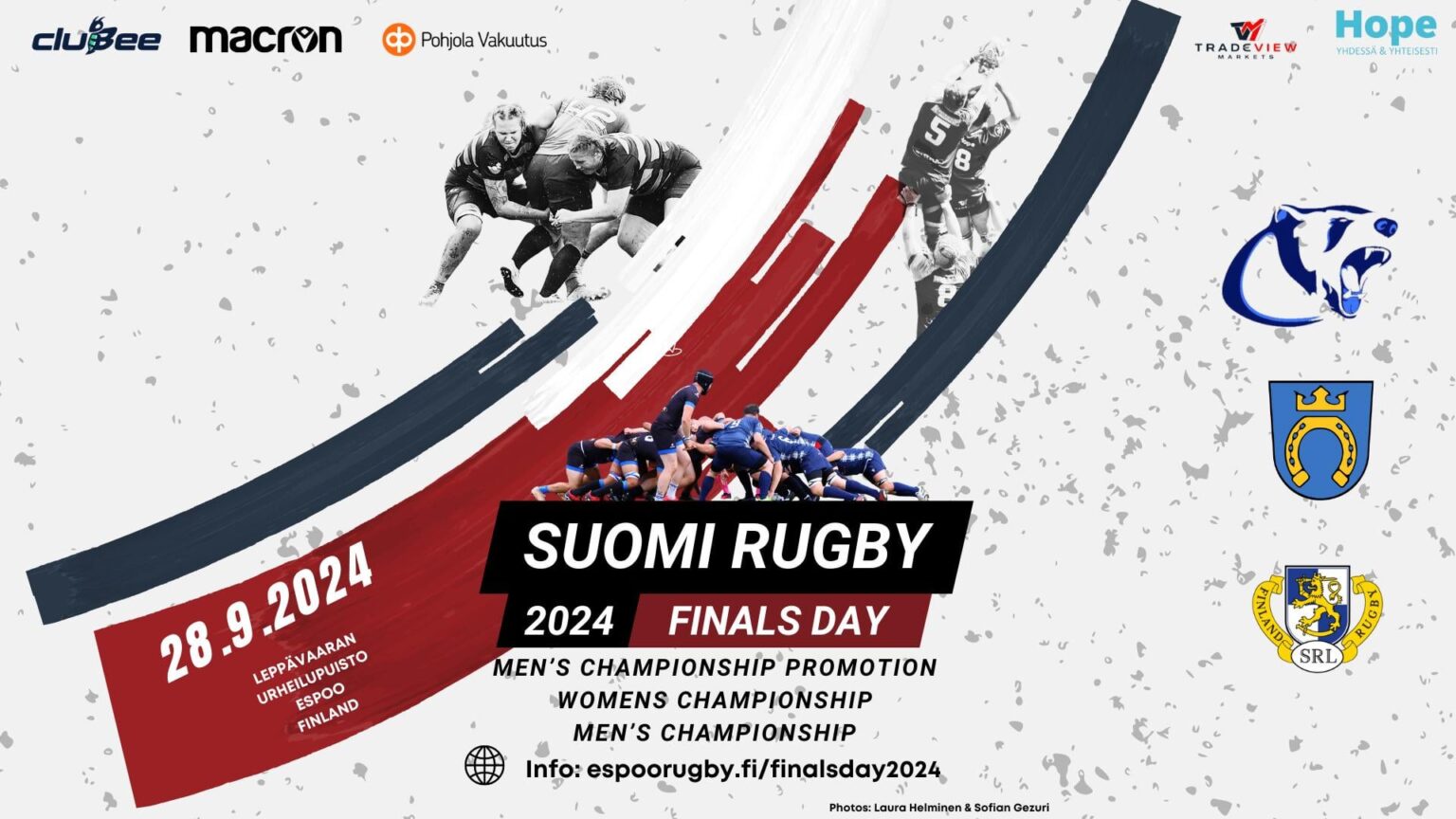 日程を保存 | 2024年フィンランドラグビー決勝日 2024年9月28日 フィンランド、エスポー | ストリーミング配信されます
