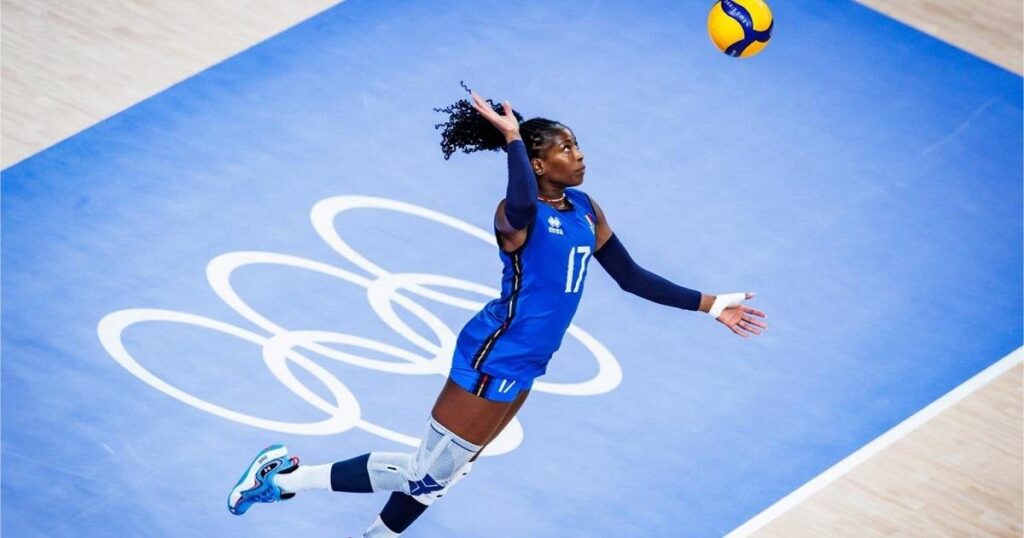 女子バレーボール日本代表チームがオリンピックで金メダルを獲得