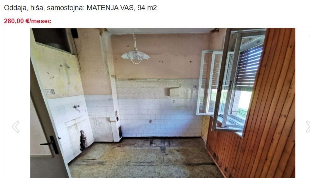 家賃は「たった」280ユーロ：暖房なし、屋根から雨漏り、家は「強制的に」居住可能
