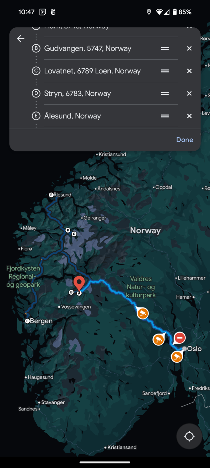 ノルウェーのドライブ旅行 - フェリーは信頼できるか、電車に乗る価値はあるか?