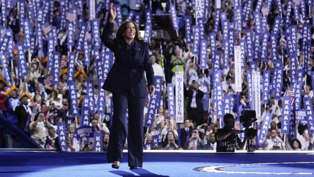 ハリス氏は党大会中に8200万ドル、立候補表明以降5億4000万ドルを調達