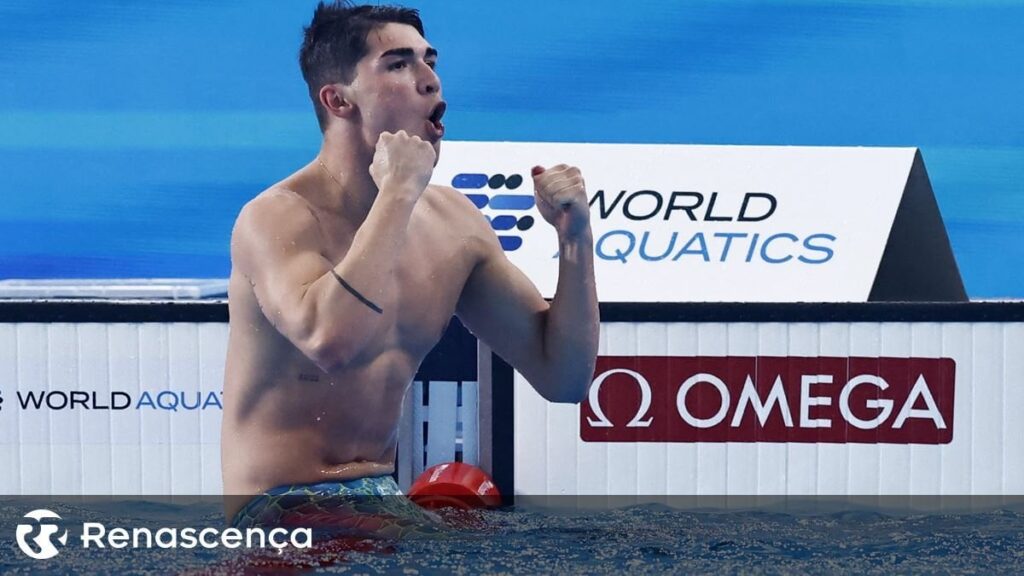 ディオゴ・リベイロ、水泳50メートル自由形準決勝進出