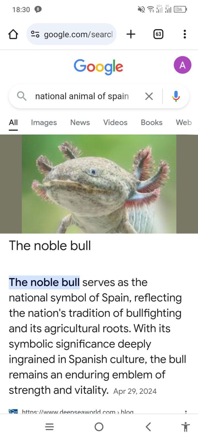 スペインの国獣を調べてみました