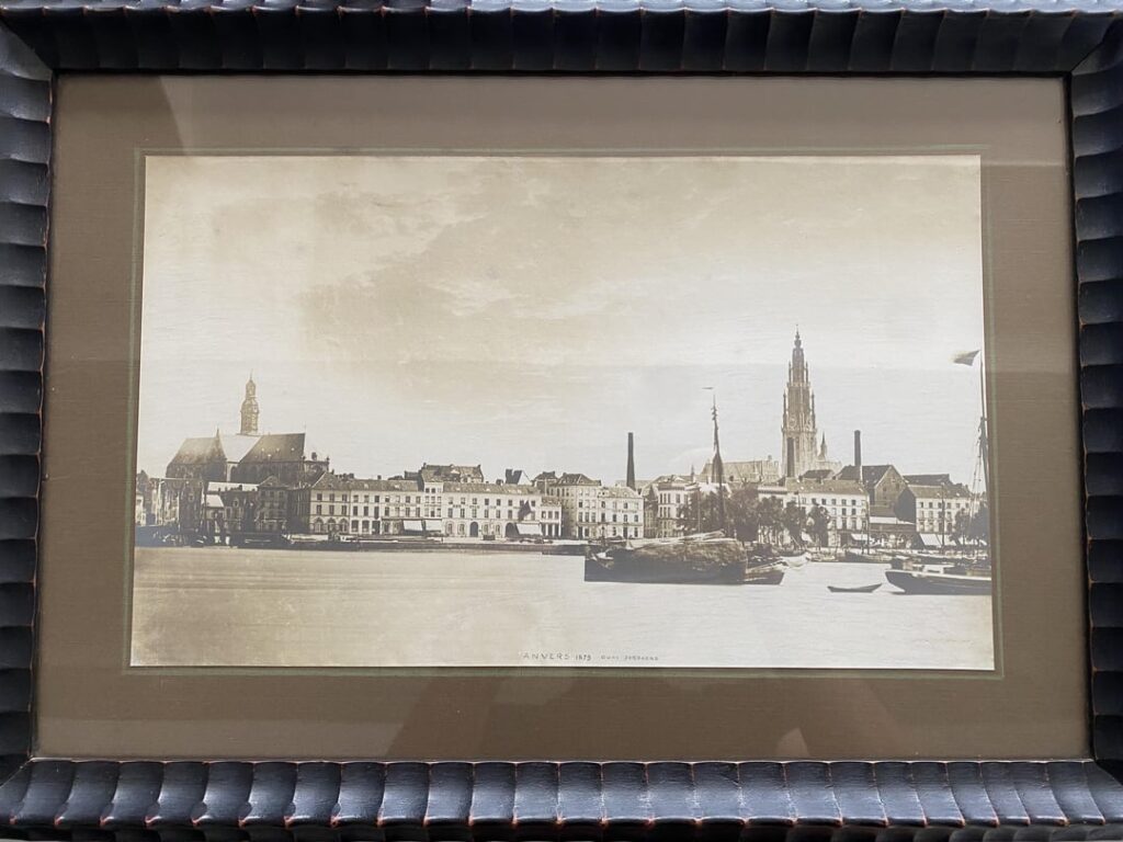 1879 年のアントワープ (古い写真)
