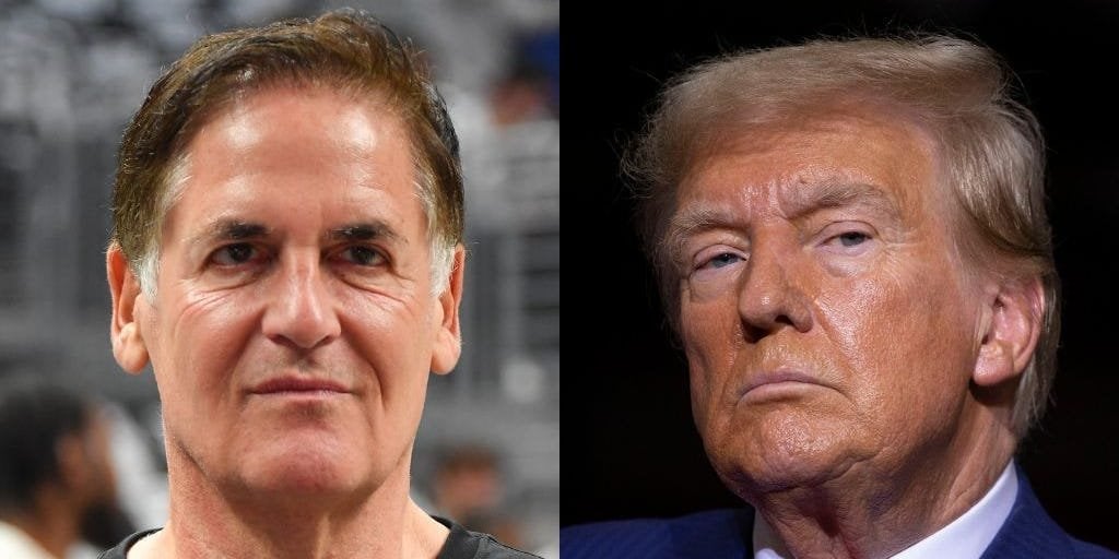 マーク・キューバンは、トランプ氏の億万長者の支持者たちは、トランプ氏が「非常に取引的で、核となる価値観を欠いている」ため、トランプ氏を操ることができると知っていると語る。