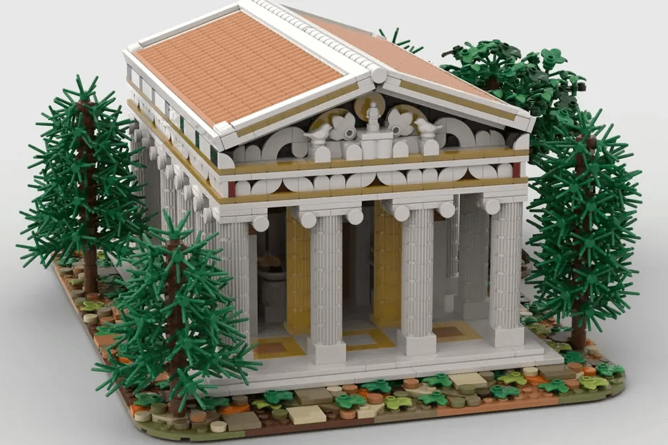 AssociateWittyEel100 による「ANCIENT GREEK TEMPLE」と呼ばれるこのレゴ アイデア モデルは、すでに 2,185 人の支持者を獲得しています。ただし、10,000 票に達した場合にのみ、モデルが本物のレゴ セットになるチャンスがあります。