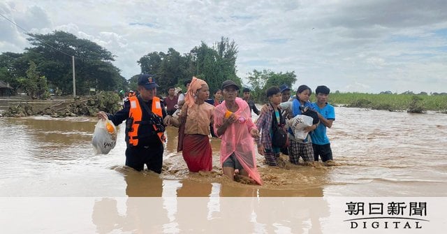 台風被害、ミャンマーで160人超死亡か 各地で洪水、不明者も多数