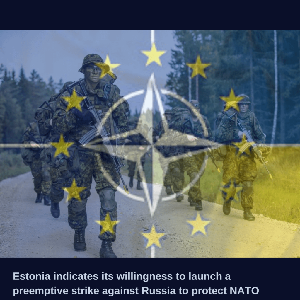 エストニアの公共放送ERRとのインタビューで、ヴァフル・カルス将軍は、モスクワがNATOへの攻撃を準備している兆候があれば、エストニアはロシア領土を攻撃する準備ができていると述べた。「自国の領土で敵を無力化する能力は極めて重要です」カルス将軍