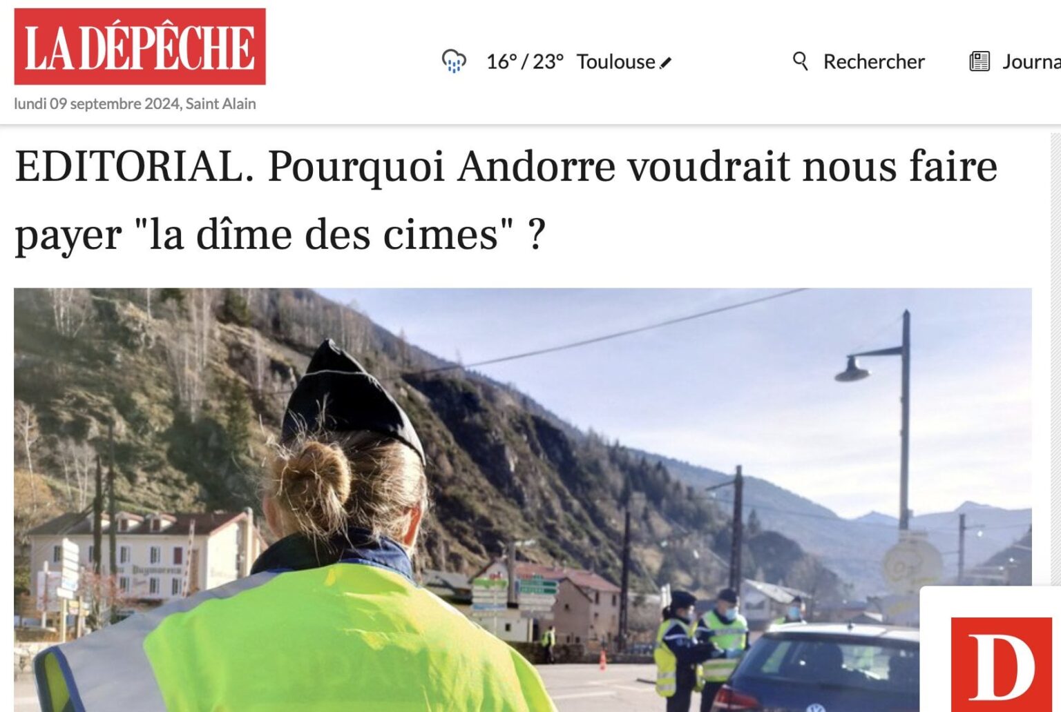 「なぜアンドラはフランス人に税金を支払わせて買いに来させるのですか？」
