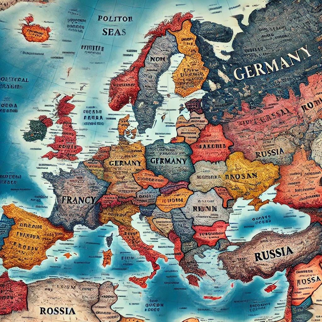 ChatGPT にヨーロッパの政治地図を生成するように依頼しました 💀 ありがとう!!!🇸🇮🇸🇮🇸🇮🇸🇮🇸🇮🇸🇮