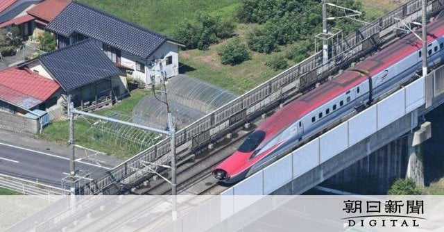 東北新幹線、走行中に連結が外れて停車 320人乗車、運転見合わせ