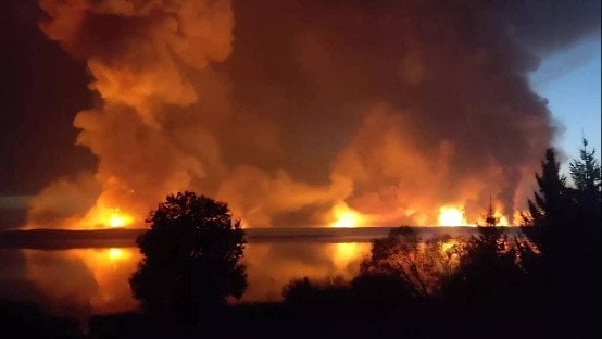 ウクライナのドローンによるロシアの巨大弾薬庫襲撃は戦争中最大の破壊力