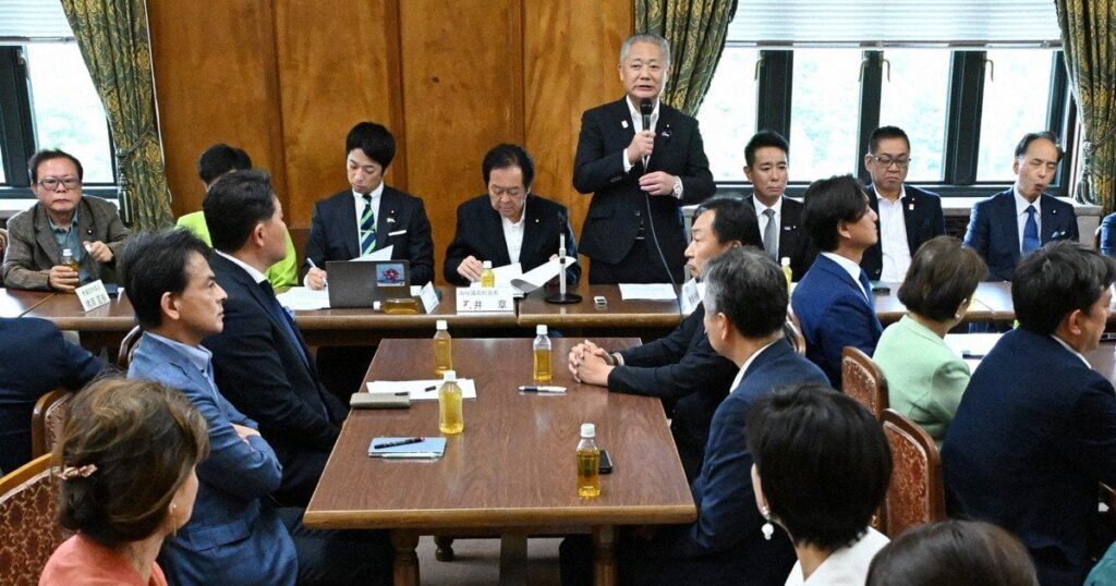 維新、党内から「野党連携」求める声 兵庫知事の対応遅れ影響か