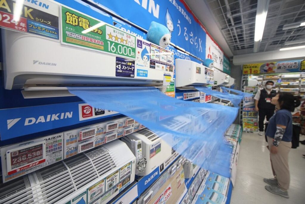 エアコン販売、記録的な「猛暑」で大幅増 - 寒冷地普及も後押し