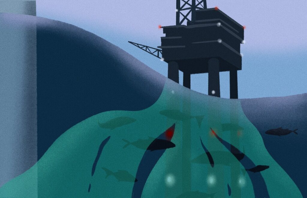 石油産業からの絶え間ない廃棄物の流れが北海を汚染しているが、そのことに気づいている人はほとんどいない