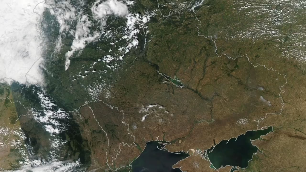 ウクライナ戦争の傷跡は宇宙からでも見える