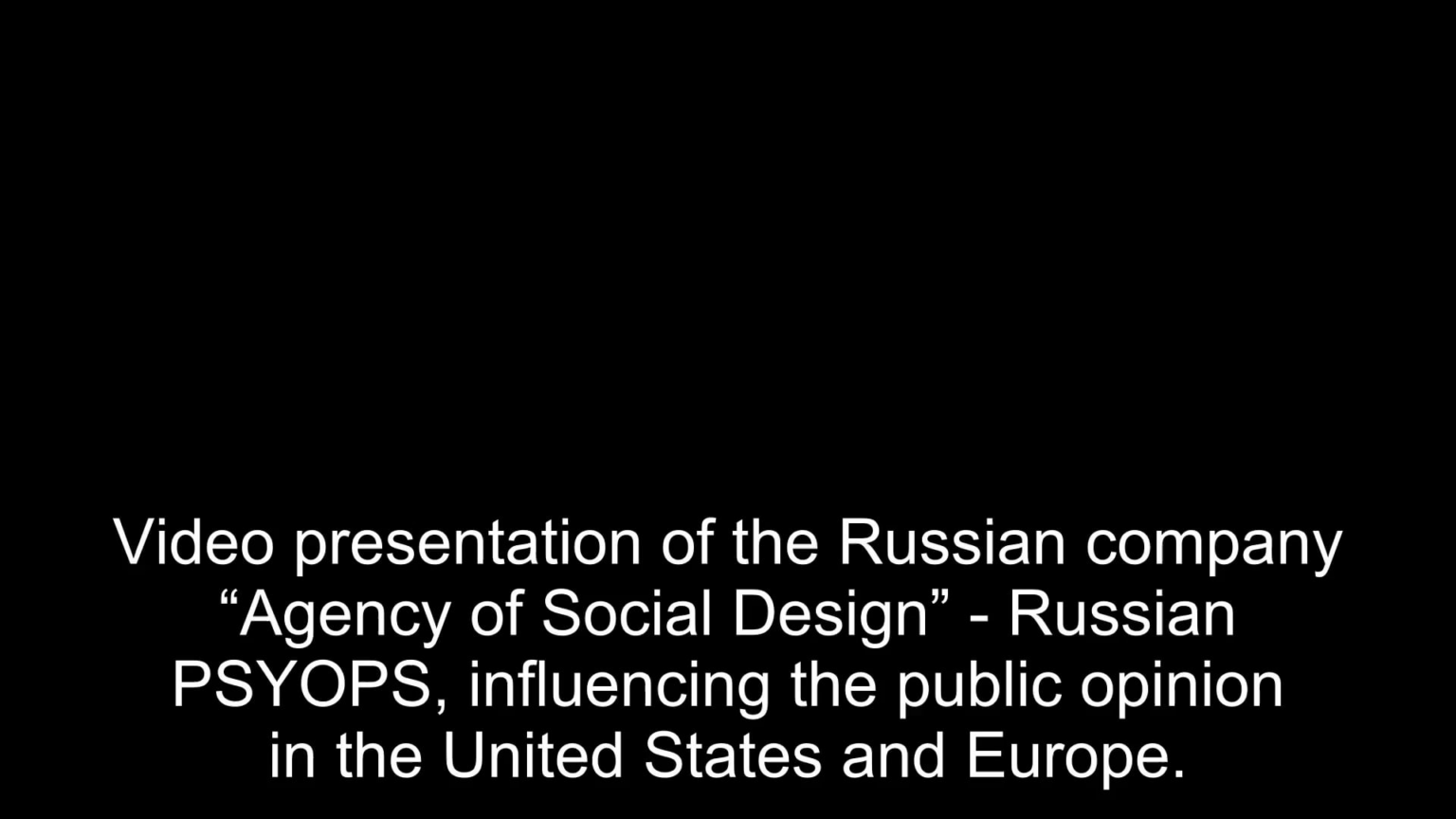 ドイツ・エストニアのメディアによる調査で、ロシアの企業ソーシャル・デザイン・エージェンシーが米国とEUの世論に影響を与えようとしていることが明らかになった。漏洩したデータには、同エージェンシーのプレゼンテーションが含まれており、クレムリンのプロパガンダ活動家たちの影響力の目的、方法、ツールについて説明している。