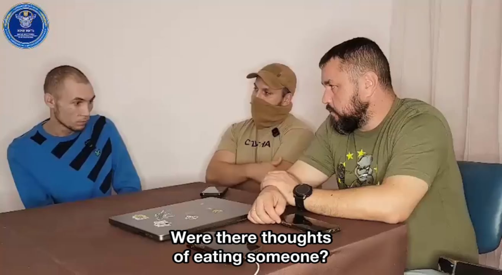 ロシアの前線での人食い思想：あるロシア人捕虜は、仲間の一人が負傷後に脱水症状で死亡した様子を語った。食糧不足に直面して、別の同志が死者の肝臓を食べることを提案した。 「人間の肝臓を食べましょう。大きくて立派なので、誰でもおいしく食べられます。」