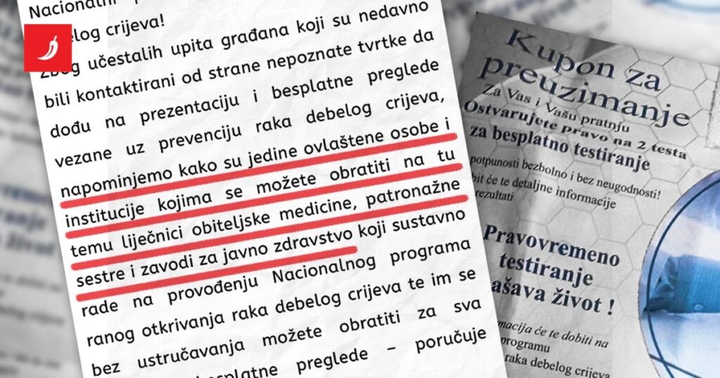 彼らはプレゼンテーションを呼びかけ、がん検査を実施し、マッサージチェアの購入を説得します - オシエクのVITAL GROUP