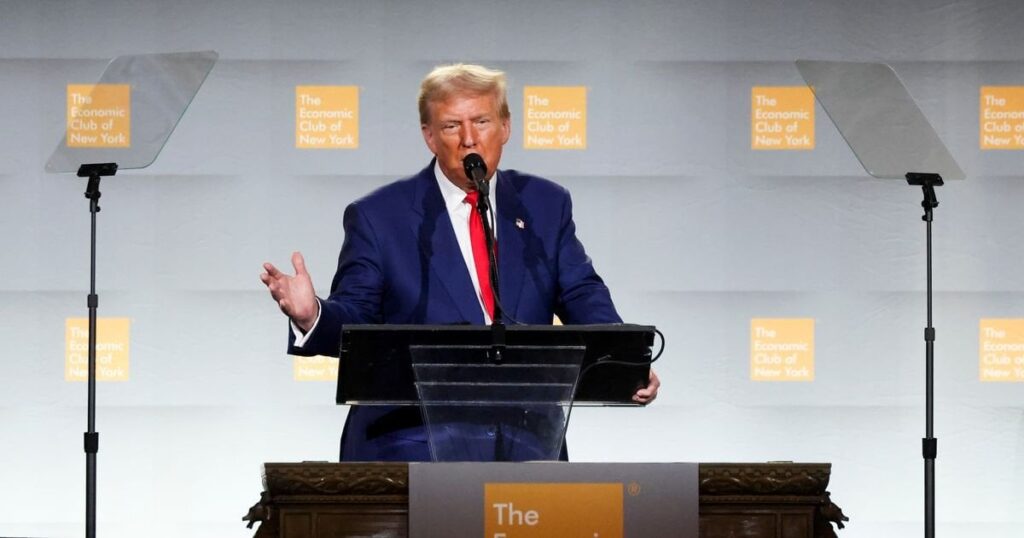 トランプ大統領、経済演説で大失敗