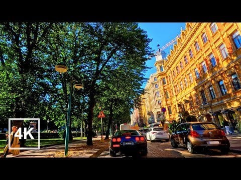 暖かい秋の日🍂🍁 ヘルシンキのバーチャルドライブツアー🇫🇮