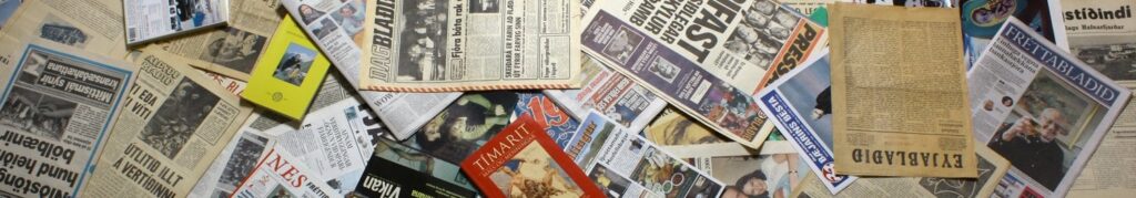 1999年から2000年までのアイスランドの雑誌を探しています