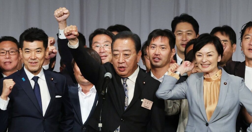 立民新代表に野田佳彦氏 決選投票で枝野氏破る