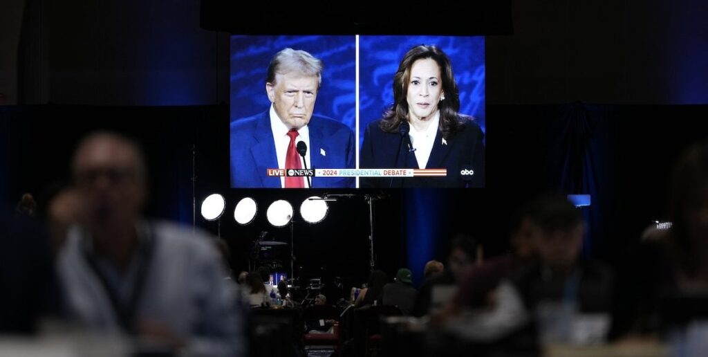 カマラ・ハリスはトランプ氏と望んでいた討論を行った