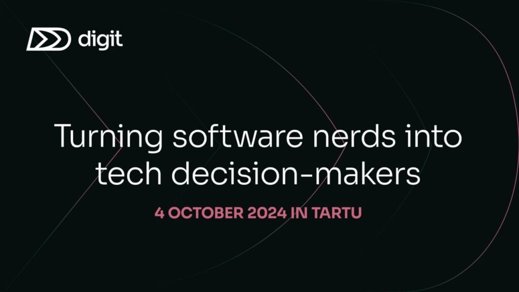 Digit 2024 ソフトウェア カンファレンス – タルトゥで開催! Digit 2024 ソフトウェア カンファレンス - タルトゥで開催!