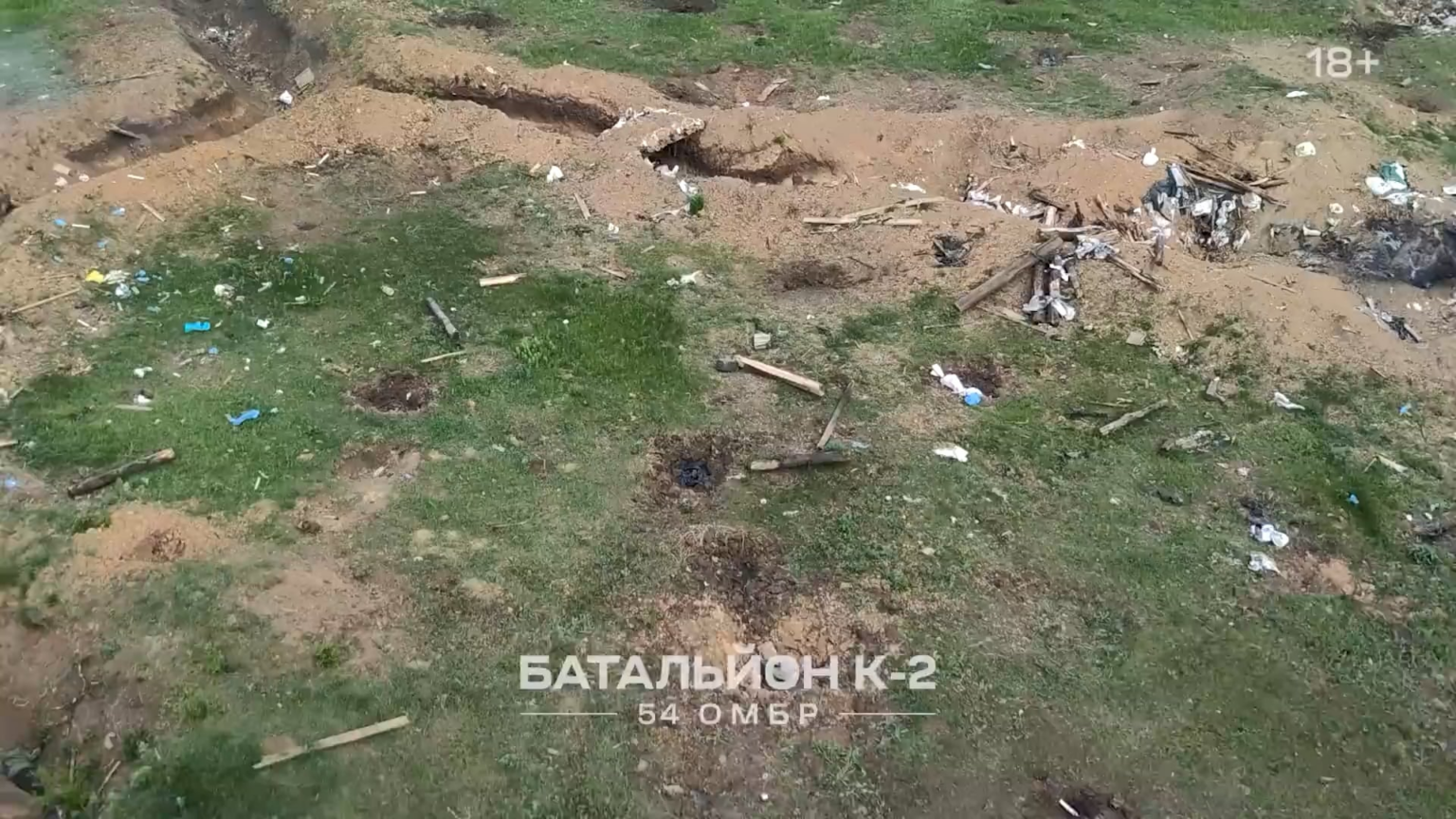 K2大隊がドローンを使ってロシア兵を捕獲した様子。