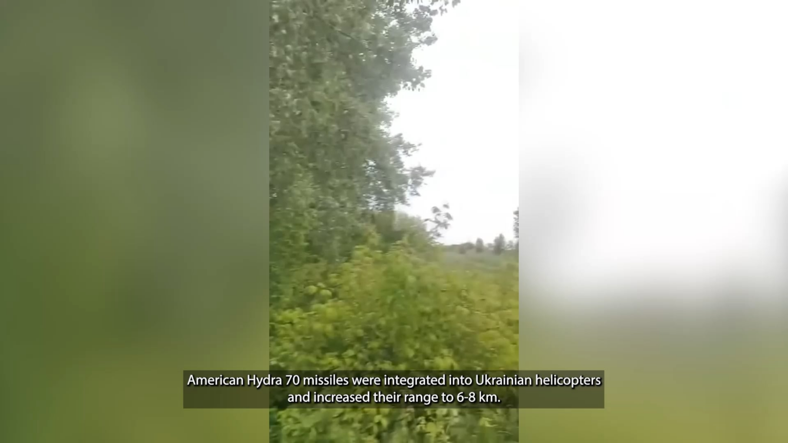 動画では、ウクライナ軍航空隊のパイロットがクルスク地方のロシア軍を攻撃している。攻撃は19発装填可能なM261無誘導ロケット弾で行われる。ブロックはMi-24Bヘリコプターのパイロンに設置されている。